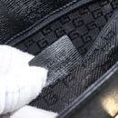 GUCCI G Tote Bag Leather Canvas Black Gold 002 1109 Auth am12610V-23