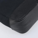 GUCCI G Tote Bag Leather Canvas Black Gold 002 1109 Auth am12611V-11