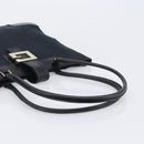GUCCI G Tote Bag Leather Canvas Black Gold 002 1109 Auth am12611V-7