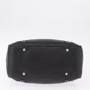 Miu Miu Hand Bag Leather Black Silver Auth am12613V-5
