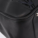 Miu Miu Hand Bag Leather Black Silver Auth am12613V-17