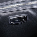 Miu Miu Hand Bag Leather Black Silver Auth am12613V-22