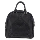 Miu Miu Hand Bag Leather Black Silver Auth am12613V-2