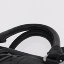 Miu Miu Hand Bag Leather Black Silver Auth am12613V-14