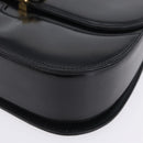 GUCCI Hand Bag Leather 2way Black Gold 000 406 0264 Auth am12615V-13