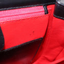 GUCCI Hand Bag Leather 2way Black Gold 000 406 0264 Auth am12615V-22