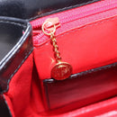 GUCCI Hand Bag Leather 2way Black Gold 000 406 0264 Auth am12615V-30