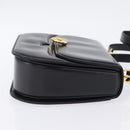 GUCCI Hand Bag Leather 2way Black Gold 000 406 0264 Auth am12615V-4