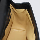 GUCCI Hand Bag Leather Black Gold 101676 Auth am12616V-19