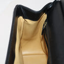 GUCCI Hand Bag Leather Black Gold 101676 Auth am12616V-20