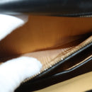 GUCCI Hand Bag Leather Black Gold 101676 Auth am12616V-22