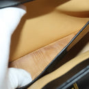 GUCCI Hand Bag Leather Black Gold 101676 Auth am12616V-23