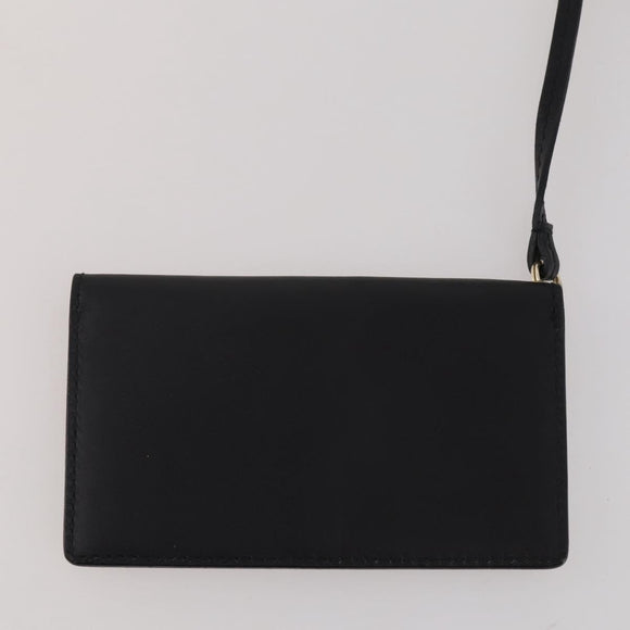 GUCCI Hand Bag Leather Black Gold 101676 Auth am12616V