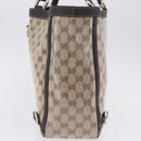 GUCCI GG Crystal Tote Bag Coated Canvas Beige Gold 293580 Auth am12617V-3