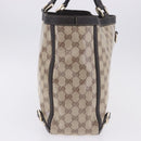 GUCCI GG Crystal Tote Bag Coated Canvas Beige Gold 293580 Auth am12617V-4