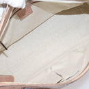 GUCCI Bella Bamboo Hand Bag Leather 2way Pink Gold 282300 Auth am12618A-18
