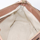 GUCCI Bella Bamboo Hand Bag Leather 2way Pink Gold 282300 Auth am12618A-19