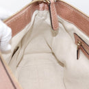 GUCCI Bella Bamboo Hand Bag Leather 2way Pink Gold 282300 Auth am12618A-20