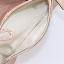 GUCCI Bella Bamboo Hand Bag Leather 2way Pink Gold 282300 Auth am12618A-25