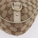 GUCCI GG Canvas Shoulder Bag Beige Gold 130738 Auth am12619V-18