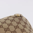 GUCCI GG Canvas Shoulder Bag Beige Gold 130738 Auth am12619V-8