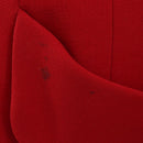 CHANEL Skirt Setup Jacket Cotton Red CC Auth am12620-15