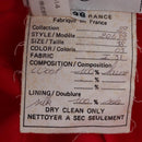 CHANEL Skirt Setup Jacket Cotton Red CC Auth am12620-30