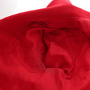 CHANEL Skirt Setup Jacket Cotton Red CC Auth am12620-32