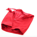 CHANEL Skirt Setup Jacket Cotton Red CC Auth am12620-34