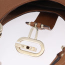 GUCCI G Jackie Bag Taurillon Clemence Leather Brown Gold 130995 Auth am12624M-15