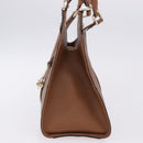 GUCCI G Jackie Bag Taurillon Clemence Leather Brown Gold 130995 Auth am12624M-4