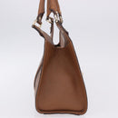 GUCCI G Jackie Bag Taurillon Clemence Leather Brown Gold 130995 Auth am12624M-5