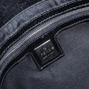 FENDI Mamma Baguette Shoulder Bag Harako leather Beige Silver Auth am12627SAM-20