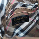 BURBERRY Shoulder Pouch Leather Black Gold Auth am12646V-21