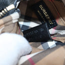BURBERRY Shoulder Pouch Leather Black Gold Auth am12646V-11