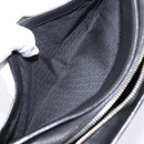 CARTIER Clutch Bag Leather Black Silver Auth am12649A-21