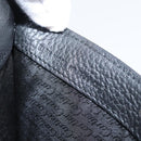 CARTIER Clutch Bag Leather Black Silver Auth am12649A-22