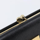 Salvatore Ferragamo Gancini Gamaguchi Compact Wallet Leather Black Auth am12650V-12