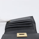 Salvatore Ferragamo Gancini Gamaguchi Compact Wallet Leather Black Auth am12650V-20