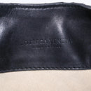 BOTTEGA VENETA INTRECCIATO Hand Bag Leather Black Gold Auth am12657V-19