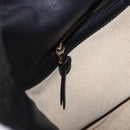 BOTTEGA VENETA INTRECCIATO Hand Bag Leather Black Gold Auth am12657V-22