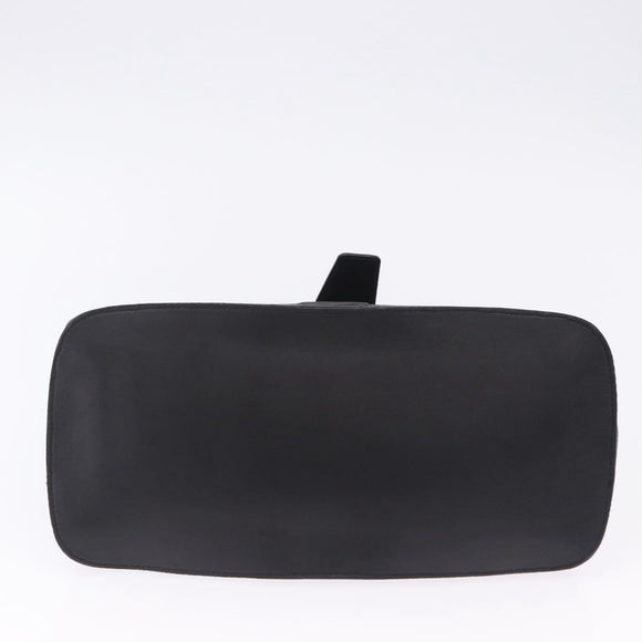 BOTTEGA VENETA INTRECCIATO Hand Bag Leather Black Gold Auth am12657V
