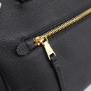 PRADA Hand Bag Leather 2way Black Gold BN2793 Auth am12660V-18