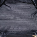 PRADA Hand Bag Leather 2way Black Gold BN2793 Auth am12660V-11