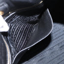 PRADA Hand Bag Leather 2way Black Gold BN2793 Auth am12660V-23