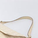 FENDI Zucchino Canvas Mamma Bucket GM Shoulder Bag PVC Beige Gold Auth am12671V-14