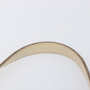 FENDI Zucchino Canvas Mamma Bucket GM Shoulder Bag PVC Beige Gold Auth am12671V-8