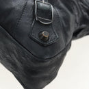 Balenciaga The First Hand Bag Leather 2way Black 103208 Auth am12679V-15