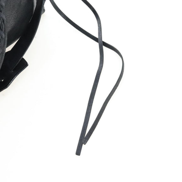 Balenciaga The First Hand Bag Leather 2way Black 103208 Auth am12679V