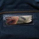 Balenciaga The First Hand Bag Leather 2way Black 103208 Auth am12679V-22